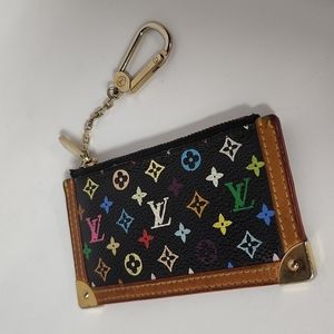 Louis Vuitton Authentic Monogram multicolor keychain